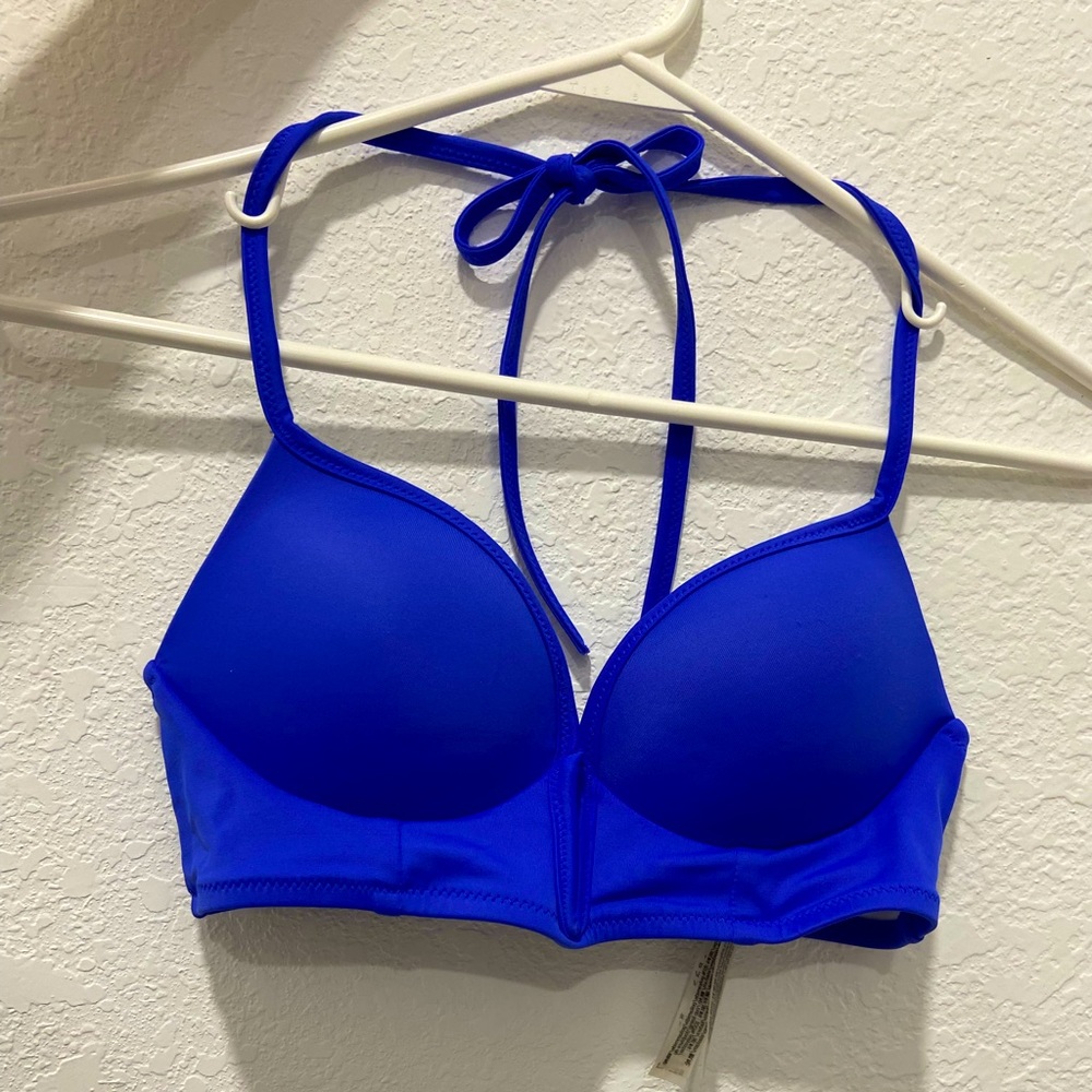 Victoria Secret [PINK] - BLUE Love Bikini Top 🔝💙🌊